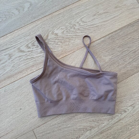 Filippa K Asymmetric crop top in burnt rose Size XS/S - Picture 3 of 5